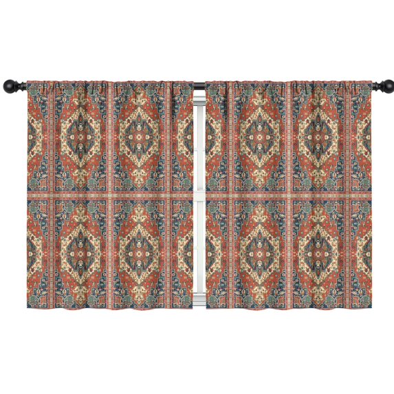 Blackout Kids Curtains,Boho Bohemia Flower Childrens Insulated Curtains Set Of 2,Bedroom Essentials,Toddler Room Decor 42"x54"(106x137cm)