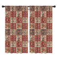 thumbnail image 1 of Blackout Kids Curtains,Boho Bohemia Flower Childrens Insulated Curtains Set Of 2,Bedroom Essentials,Toddler Room Decor 42"x84"(106x213cm), 1 of 4
