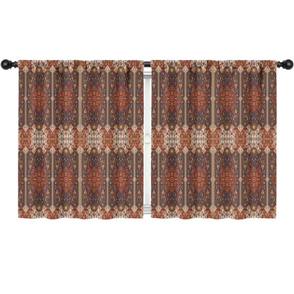 Blackout Kids Curtains,Boho Bohemia Flower Childrens Insulated Curtains Set Of 2,Bedroom Essentials,Toddler Room Decor 52"x63"(132x160cm)