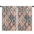 thumbnail image 1 of Blackout Kids Curtains,Boho Bohemia Flower Childrens Insulated Curtains Set Of 2,Bedroom Essentials,Toddler Room Decor 52"x84"(132x213cm), 1 of 4
