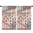 thumbnail image 1 of Blackout Kids Curtains,Multicolor Ethnic Patchwork Pattern Childrens Insulated Curtains Set Of 2,Bedroom Essentials,Toddler Room Decor 52x84in(132x213cm), 1 of 5