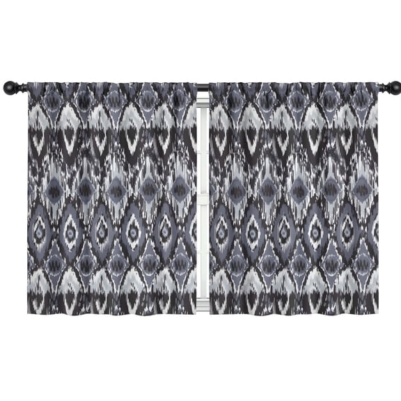 Blackout Kids Curtains,Boho Bohemia Geometric Line Art Childrens Insulated Curtains Set Of 2,Bedroom Essentials,Toddler Room Decor 42"x54"(106x137cm)