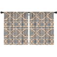 thumbnail image 1 of Blackout Kids Curtains,Boho Bohemia Geometric Line Art Childrens Insulated Curtains Set Of 2,Bedroom Essentials,Toddler Room Decor 42"x54"(106x137cm), 1 of 4