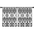 thumbnail image 1 of Blackout Kids Curtains,Boho Bohemia Geometric Line Art Childrens Insulated Curtains Set Of 2,Bedroom Essentials,Toddler Room Decor 42"x54"(106x137cm), 1 of 4