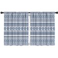thumbnail image 1 of Blackout Kids Curtains,Boho Bohemia Geometric Line Art Childrens Insulated Curtains Set Of 2,Bedroom Essentials,Toddler Room Decor 42"x54"(106x137cm), 1 of 4