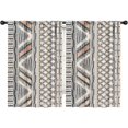 thumbnail image 1 of Blackout Kids Curtains,Boho Bohemia Geometric Line Art Childrens Insulated Curtains Set Of 2,Bedroom Essentials,Toddler Room Decor 42"x63"(106x160cm), 1 of 3