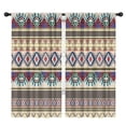 thumbnail image 1 of Blackout Kids Curtains,Boho Bohemia Geometric Line Art Childrens Insulated Curtains Set Of 2,Bedroom Essentials,Toddler Room Decor 42"x84"(106x213cm), 1 of 4