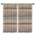 thumbnail image 1 of Blackout Kids Curtains,Boho Bohemia Geometric Line Art Childrens Insulated Curtains Set Of 2,Bedroom Essentials,Toddler Room Decor 42"x84"(106x213cm), 1 of 4