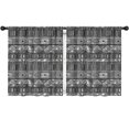 thumbnail image 1 of Blackout Kids Curtains,Boho Bohemia Geometric Line Art Childrens Insulated Curtains Set Of 2,Bedroom Essentials,Toddler Room Decor 52"x63"(132x160cm), 1 of 4