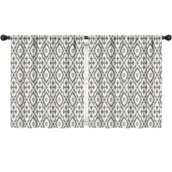 Blackout Kids Curtains,Boho Bohemia Geometric Line Art Childrens Insulated Curtains Set Of 2,Bedroom Essentials,Toddler Room Decor 52"x63"(132x160cm)