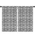 thumbnail image 1 of Blackout Kids Curtains,Boho Bohemia Geometric Line Art Childrens Insulated Curtains Set Of 2,Bedroom Essentials,Toddler Room Decor 52"x84"(132x213cm), 1 of 4