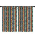 thumbnail image 1 of Blackout Kids Curtains,Boho Bohemia Geometric Line Art Childrens Insulated Curtains Set Of 2,Bedroom Essentials,Toddler Room Decor 52"x84"(132x213cm), 1 of 4