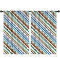 thumbnail image 1 of Blackout Kids Curtains,Boho Bohemia Geometric Line Art Childrens Insulated Curtains Set Of 2,Bedroom Essentials,Toddler Room Decor 52"x84"(132x213cm), 1 of 4