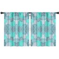 thumbnail image 1 of Blackout Kids Curtains,Boho Bohemia Pioneer Flower Art Childrens Insulated Curtains Set Of 2,Bedroom Essentials,Toddler Room Decor 42"x54"(106x137cm), 1 of 4