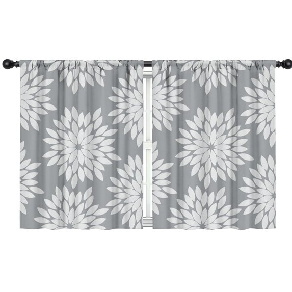 Blackout Kids Curtains,Boho Bohemia Pioneer Flower Art Childrens Insulated Curtains Set Of 2,Bedroom Essentials,Toddler Room Decor 42"x54"(106x137cm)