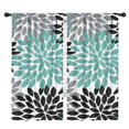 thumbnail image 1 of Blackout Kids Curtains,Boho Bohemia Pioneer Flower Art Childrens Insulated Curtains Set Of 2,Bedroom Essentials,Toddler Room Decor 42"x84"(106x213cm), 1 of 4