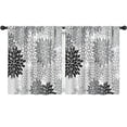 thumbnail image 1 of Blackout Kids Curtains,Boho Bohemia Pioneer Flower Art Childrens Insulated Curtains Set Of 2,Bedroom Essentials,Toddler Room Decor 52"x63"(132x160cm), 1 of 4