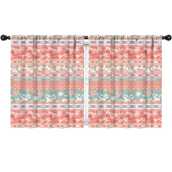 Blackout Kids Curtains,Boho Bohemia Pioneer Flower Childrens Insulated Curtains Set Of 2,Bedroom Essentials,Toddler Room Decor 52"x63"(132x160cm)
