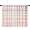 thumbnail image 1 of Blackout Kids Curtains,Pink Floral and Lace Pattern Childrens Insulated Curtains Set Of 2,Bedroom Essentials,Toddler Room Decor 52x84in(132x213cm), 1 of 5