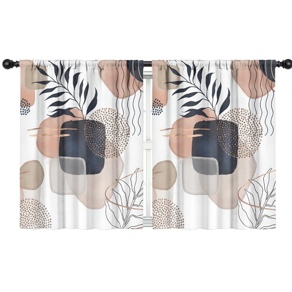 Blackout Kids Curtains,Boho Bohemian Art Childrens Insulated Curtains Set Of 2,Bedroom Essentials,Toddler Room Decor 42"x54"(106x137cm)