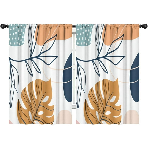 Blackout Kids Curtains,Boho Bohemian Art Childrens Insulated Curtains Set Of 2,Bedroom Essentials,Toddler Room Decor 42"x63"(106x160cm)