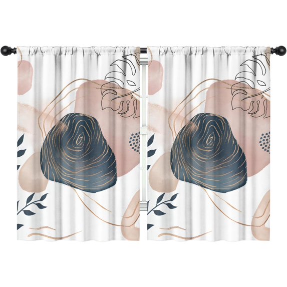 Blackout Kids Curtains,Boho Bohemian Art Childrens Insulated Curtains Set Of 2,Bedroom Essentials,Toddler Room Decor 42"x63"(106x160cm)