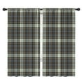 thumbnail image 1 of Blackout Kids Curtains,Brown Blue Checkerboard Checkered Pattern Childrens Insulated Curtains Set Of 2,Bedroom Essentials,Toddler Room Decor 42"x84", 1 of 5