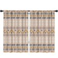 thumbnail image 1 of Blackout Kids Curtains,Boho Bohemia Geometric Line Art Childrens Insulated Curtains Set Of 2,Bedroom Essentials,Toddler Room Decor 52"x84"(132x213cm), 1 of 3