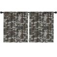 thumbnail image 1 of Blackout Kids Curtains,Brown Gray Camo Abstract Shapes Pattern Childrens Insulated Curtains Set Of 2,Bedroom Essentials,Toddler Room Decor 52"x63", 1 of 5