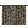 thumbnail image 1 of Blackout Kids Curtains,Brown Green Camo Classic Pattern Childrens Insulated Curtains Set Of 2,Bedroom Essentials,Toddler Room Decor 52"x84", 1 of 5
