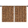 thumbnail image 1 of Blackout Kids Curtains,Brown and Black Leopard Print Childrens Insulated Curtains Set Of 2,Bedroom Essentials,Toddler Room Decor 42"x54", 1 of 5