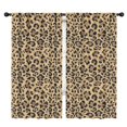 thumbnail image 1 of Blackout Kids Curtains,Brown and Black Leopard Print Childrens Insulated Curtains Set Of 2,Bedroom Essentials,Toddler Room Decor 42"x84", 1 of 5