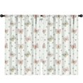 thumbnail image 1 of Blackout Kids Curtains,Butterfly and Ditsy Pink Pattern Children's Insulated Curtains Set Of 2,Bedroom Essentials,Toddler Room Decor 52"x84", 1 of 5