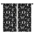 thumbnail image 1 of Blackout Kids Curtains,Butterfly and Moon Gothic Pattern Children's Insulated Curtains Set Of 2,Bedroom Essentials,Toddler Room Decor 42"x84", 1 of 5