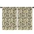 thumbnail image 1 of Blackout Kids Curtains,Camouflage Dinosaurs Silhouettes Pattern Childrens Insulated Curtains Set Of 2,Bedroom Essentials,Toddler Room Decor 42"x63", 1 of 5