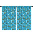 thumbnail image 1 of Blackout Kids Curtains,Cartoon Construction Vehicles Clouds Childrens Insulated Curtains Set Of 2,Bedroom Essentials,Toddler Room Decor 52"x84", 1 of 5