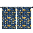 thumbnail image 1 of Blackout Kids Curtains,Cartoon Construction Vehicles Mixers Blue Pattern Childrens Insulated Curtains Set Of 2,Bedroom Essentials,Toddler Room Decor 42"x63", 1 of 5