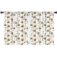 thumbnail image 1 of Blackout Kids Curtains,Cartoon Construction Vehicles Mixers White Pattern Childrens Insulated Curtains Set Of 2,Bedroom Essentials,Toddler Room Decor 42"x54", 1 of 5