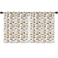 thumbnail image 1 of Blackout Kids Curtains,Cartoon Construction Vehicles Roads White Pattern Childrens Insulated Curtains Set Of 2,Bedroom Essentials,Toddler Room Decor 52"x63", 1 of 5