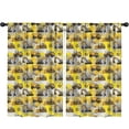 thumbnail image 1 of Blackout Kids Curtains,Cartoon Construction Vehicles Splashes Gray Pattern Childrens Insulated Curtains Set Of 2,Bedroom Essentials,Toddler Room Decor 52"x84", 1 of 5