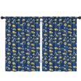 thumbnail image 1 of Blackout Kids Curtains,Cartoon Construction Vehicles Stars Childrens Insulated Curtains Set Of 2,Bedroom Essentials,Toddler Room Decor 42"x63", 1 of 5