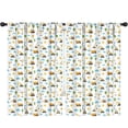 thumbnail image 1 of Blackout Kids Curtains,Cartoon Construction Vehicles Suns Childrens Insulated Curtains Set Of 2,Bedroom Essentials,Toddler Room Decor 52"x84", 1 of 5