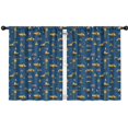 thumbnail image 1 of Blackout Kids Curtains,Cartoon Construction Vehicles Traffic Cones Childrens Insulated Curtains Set Of 2,Bedroom Essentials,Toddler Room Decor 42"x54", 1 of 5