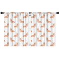 thumbnail image 1 of Blackout Kids Curtains,Cartoon Corgi Childrens Insulated Curtains Set Of 2,Bedroom Essentials,Toddler Room Decor 42"x54"(106x137cm), 1 of 4