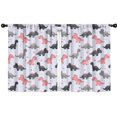 thumbnail image 1 of Blackout Kids Curtains,Cartoon Dinosaurs Flowers Pattern Childrens Insulated Curtains Set Of 2,Bedroom Essentials,Toddler Room Decor 42"x54", 1 of 5