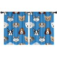 thumbnail image 1 of Blackout Kids Curtains,Cartoon Dog Childrens Insulated Curtains Set Of 2,Bedroom Essentials,Toddler Room Decor 42"x54"(106x137cm), 1 of 4