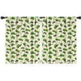 thumbnail image 1 of Blackout Kids Curtains,Cartoon Tractors Green Beige Pattern Childrens Insulated Curtains Set Of 2,Bedroom Essentials,Toddler Room Decor 42"x54", 1 of 5
