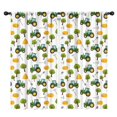 thumbnail image 1 of Blackout Kids Curtains,Cartoon Tractors Hay Bales White Pattern Childrens Insulated Curtains Set Of 2,Bedroom Essentials,Toddler Room Decor 42"x84", 1 of 5