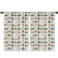 thumbnail image 1 of Blackout Kids Curtains,Cartoon Tractors Windmills Light Gray Pattern Childrens Insulated Curtains Set Of 2,Bedroom Essentials,Toddler Room Decor 42"x63", 1 of 5