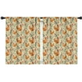 thumbnail image 1 of Blackout Kids Curtains,Chicken and Flower Childrens Insulated Curtains Set Of 2,Bedroom Essentials,Toddler Room Decor 42"x54"(106x137cm), 1 of 4